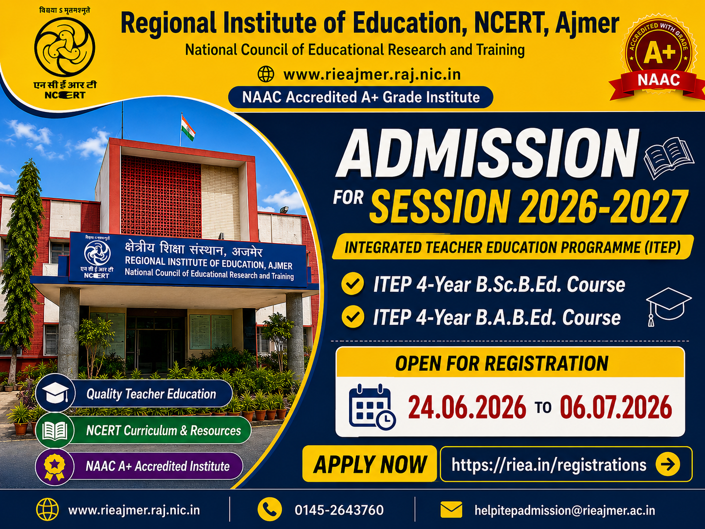 Admission ITEP